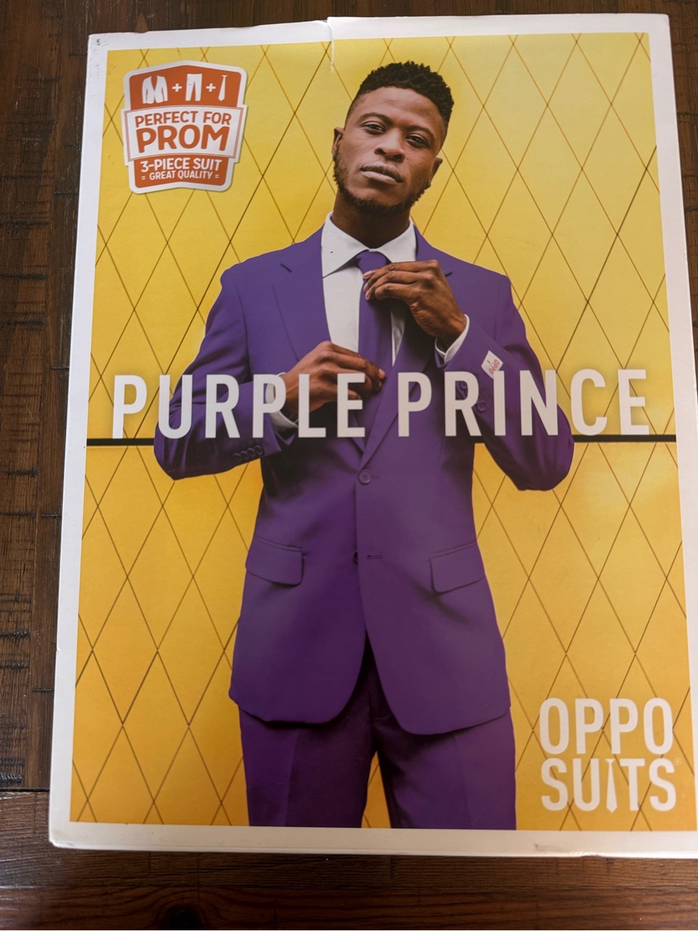 OPPOSUITS Purple Prince Suit Mens 40 EU50 3-Piece NEW Prom Wedding